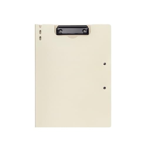 Filing Envelopes Multi-Colour A4 Folder Multifunctional Double-Clip Writing Pad Data Contracts Archives Finishing Office Supplies Plastic Folders(Yellow)