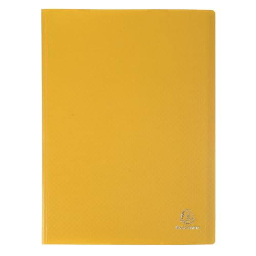 Exacompta Soft PP Welded Display Book, A4, 50 Pockets - Assorted Colours, Pack of 12
