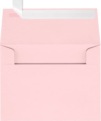 LUXPaper A2 Invitation Envelopes | Peel & Press | 4 3/8" x 5 3/4" | Candy Pink | 80lb. Text | 500 Qty