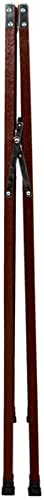 Aarco A-Frame Black Acrylic Board in Solid Red Oak Frame with Cherry Stain - 42"Hx18"W