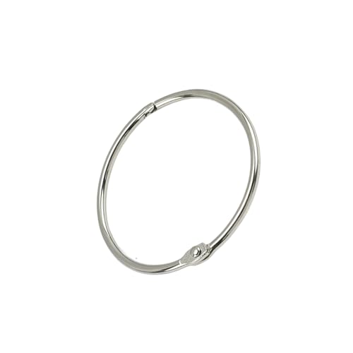 30Pcs Metal Binding Binder Rings Heavy Duty Metal Document Rings for Binders Notebooks Journal School Accessories Heavy Duty