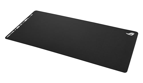 ASUS ROG Hone Ace XXL Gaming Mouse Pad – 35.4” x 15.7", (XXL Size), Extra-Cushioning, Table-Sized for Wide, Smooth Glide and Control, Water/Oil/Dust-Resistant, Extra-Soft Non-Slip Rubber Base - Black