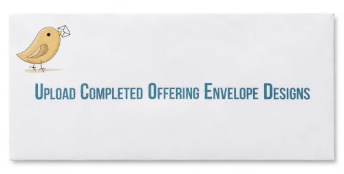 500 Custom Tithes and Offering Envelopes for Church | Add Your PRINTABLE Design | Maine based Company