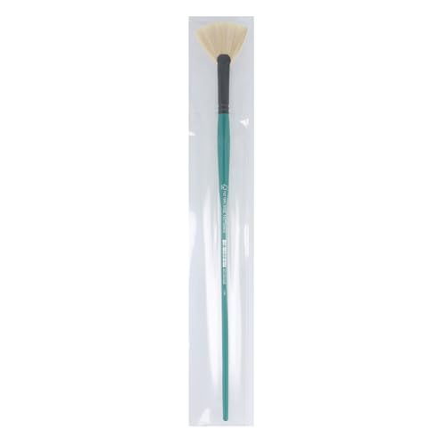 Pan Art Synthetic Fan Brush No.12 for Oil Painting - Premium Quality, Durable and Versatile; Perfect for Artists and Hobbyists