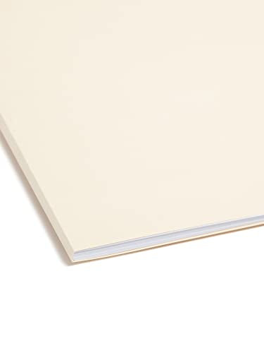 Smead Fastener File Folder, 2 Fasteners, Straight-Cut Tab, Legal Size, Manila, 50 per Box (19513)