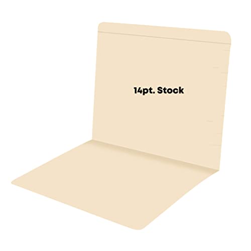 Top Tab Manila File Folders, Doctor Stuff, Reinforced Folder with Full Cut Top Tab, 14 pt, Letter Size, Manila, Carton of 250