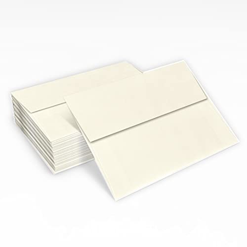 LUXPaper A2 Invitation Envelopes | Peel & Press | 4 3/8" x 5 3/4" | Natural Linen | 80lb. Text | 1,000 Qty