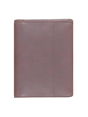 Scully Plonge Leather Desk Size Telephone/Address Book (Chocolate)