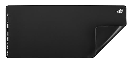 ASUS ROG Hone Ace XXL Gaming Mouse Pad – 35.4” x 15.7", (XXL Size), Extra-Cushioning, Table-Sized for Wide, Smooth Glide and Control, Water/Oil/Dust-Resistant, Extra-Soft Non-Slip Rubber Base - Black