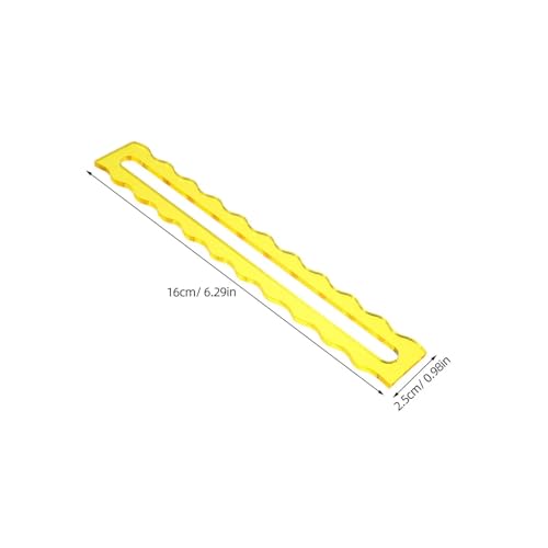 Guided Reading Strips 10Pcs Reading Aid Strips Flexible Acrylic Dyslexia Overlay Bookmarks for Students Teachers Classroom Library Guides