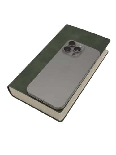 Allieryaz 1000 Page Fountain Pen Notebook (Tomoe River Paper, Green, 2mm Grid)