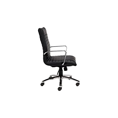 Offices To Go Global OTG Faux Leather Executive Chair, Black (OTG11730B)