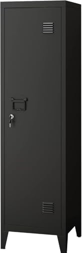 MIOCASA Metal Cabinet Home Office Storage Cabinets with Doors and Shelves Lockable File Cabinet Organizer Coat Lockers for Kids