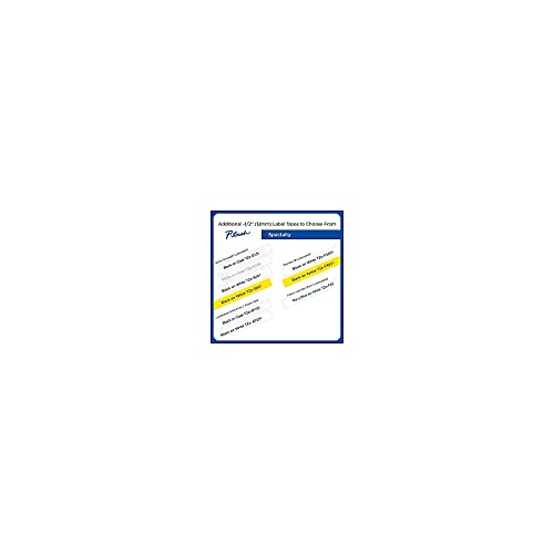 Brother Genuine P-Touch TZe-231 4-Pack Tape (TZE2314PKB) ½” (0.47” or 12mm) x 26.2 ft. (8m) Laminated Black on White, (for use with PT-D210, PT-H110, PT-D220, PT-D410, PT-D600 Label Makers)