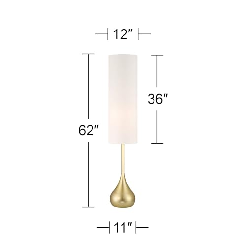 Moderne Droplet 62" Tall Soft Gold Floor Lamp Living Room
