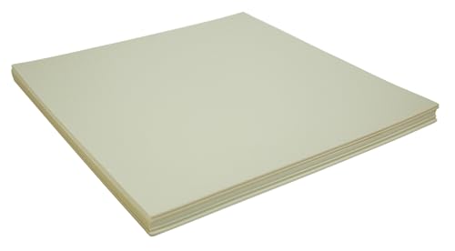 Sax Easy to Cut Unmounted Linoleum - 12 x 12 inches - Pack of 6