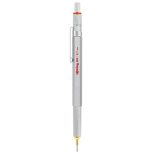 rOtring 800 Mechanical Pencil, 0.7 mm, Silver Metal Barrel