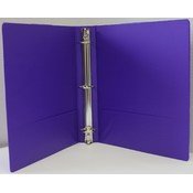 1.5" Basic 3-Ring Binder w/Two Inside Pockets - Purple (Units per case: 12)