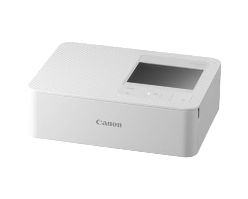 Canon Selphy CP1500 Wireless Compact Photo Printer (White) + RP-108 High-Capacity Color Ink/Paper Set, 4"x6" Prints, 108 Sheets