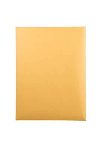 Quality Park 41465 Quality Park Catalog Envelopes, Heavyweight/Gummed, 9x12, 28lb, Kraft, 250/Box (QUA41465), Light Brown