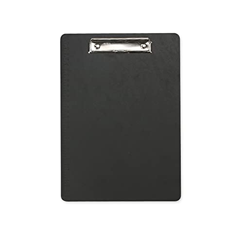 CETEOR Small clipboards, A4 and Letter Size Clipboard with Metal Clip Leather Data Sorting Folder Business Meeting Multi-Color Binder-10 Packs Plastic Folders(Black)
