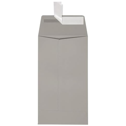 LUXPaper #5 1/2 Coin Envelopes | Peel & Press | 3 1/8" x 5 1/2" | Gray Wove | 28lb. Text | 500 Qty