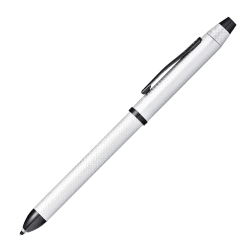 Cross Tech3+ Brushed Chrome PVD Multifunction Pen, Black Ink