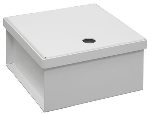 ARREGUI Terra Hidden Safe for Home, Floor Safe, Secret Compartment for Money, Discreet Money Hideout, Floor Money Box, Secret Hideout, Small Hidden Safe, 10 x 20 x 20 cm, 2.3 L, White