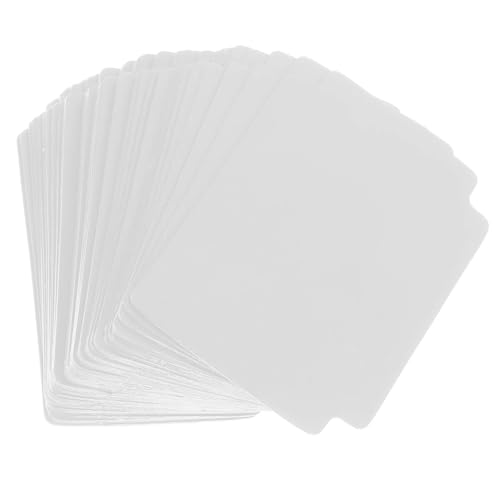 300 Pcs Card Partition Board Organizer Separator Blank Tray Storage Game Trading Supplies Plastic Sorting Box Container