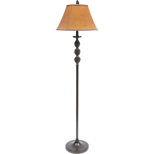 BLACK FOREST DECOR Rustic Lodge Floor Lamp 16" Dia.x60 H