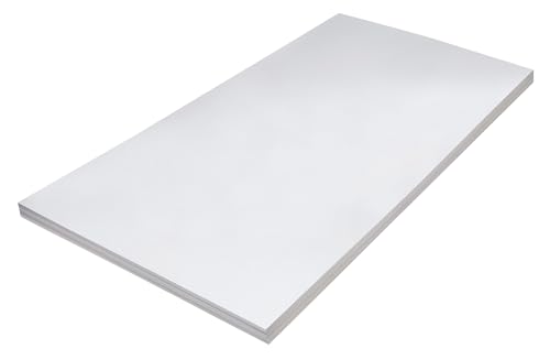 School Smart 85499 Tagboard - Heavy Weight - 24 x 36-100 Sheets - White