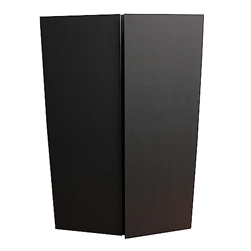 Flipside Products 36” x 48” Foam Project Boards for Presentations, Science Fair, School Projects, Event Displays and Trifold Picture Board - Total Black 3/16'' Thick - 10 Pack