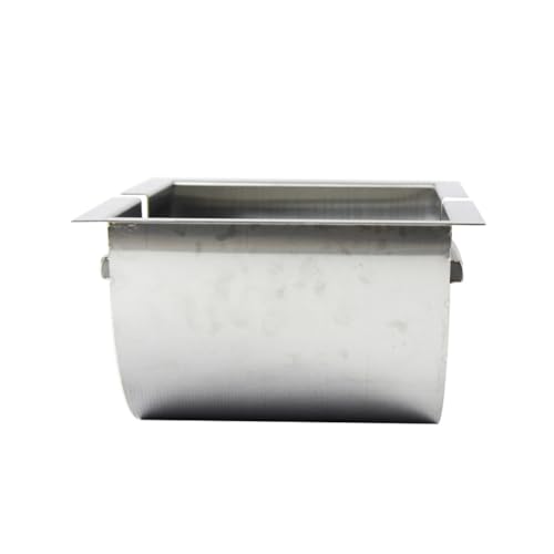 Drop-in Deal Tray 304 Stainless Steel Brushed Finish Cash Register Tray for Service Station Ticket Windows Banks Hospitals ETC (Silver), B