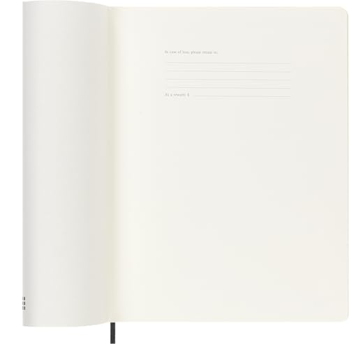 Moleskine 2026-27 18-Month Weekly Planner, XL, Black, Softcover