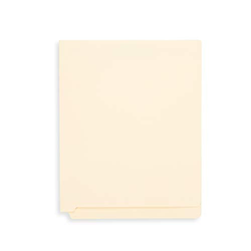 Blue Summit Supplies 50 End Tab Fastener File Folders, 2 Fastener, Manila