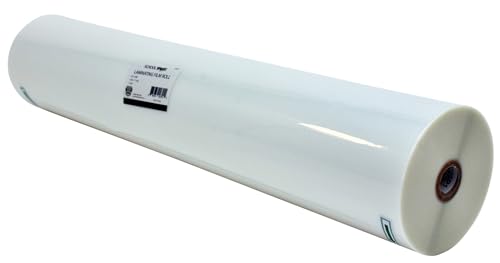 School Smart Laminating Film Roll, 25 Inches x 500 Feet, 3 Mil Thick, High Gloss