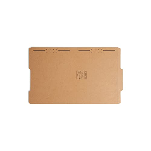 Smead Fastener File Folder, Reinforced 2/5 -Cut Tab Right of Center Position, Guide Height, Letter Size, Kraft, 50 per Box (14880)