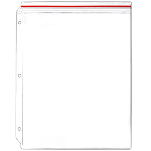 STORE SMART - Supply Zipper Case for 3-Ring Binders - 10-Pack - Vinyl Plastic - VH309-10