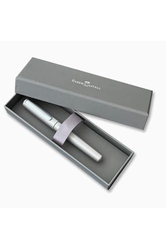 Faber-Castell Hexo 140595 Rollerball Pen Matte Silver