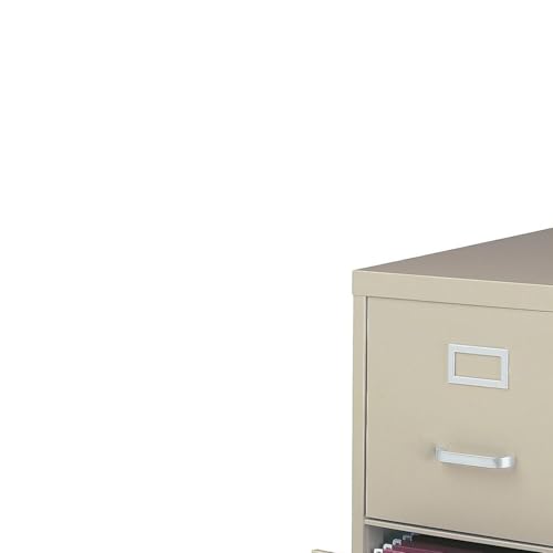 Staples 2-Drawer Vertical File Cabinet, Letter, Lockable, 26.5 In D