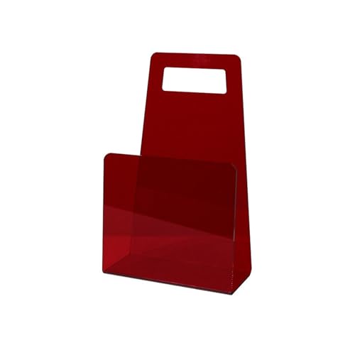 Office Bookshelf U-Shaped Acrylic Handheld Bookshelf Geometric Minimalist Portable Storage Rack