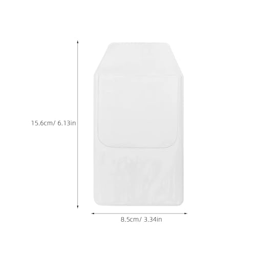 Yiodauh pocket protector 60Pcs PVC Pocket Protectors Pen Holder Shirt Pouch Organizers For Doctors Nurses Lab Coats Ink Stain Resistant