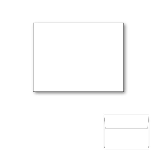White Booklet Envelopes, White Wove, 28 lb. Size: 10" x 13" - Qty 500 per box