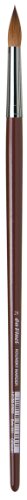 da Vinci Oil & Acrylic Series 1610 Oil Paint Brush, Round Kolinsky Red Sable, Size 26 (1610-26)