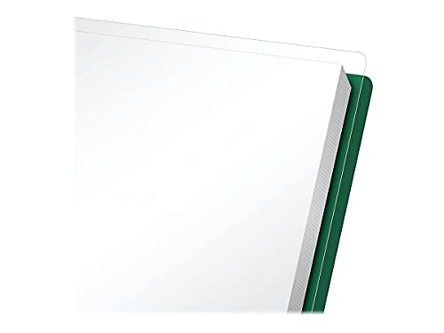 Oxford 55856 Clear Front Report Covers,LTR, 1/2-Inch Cap., 25/BX, Dk Green