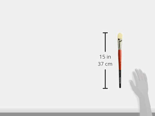 da Vinci Hog Bristle Series 5423 Maestro 2 Artist Paint Brush, Filbert Medium-Length with Red Handle, Size 16 (5423-16)