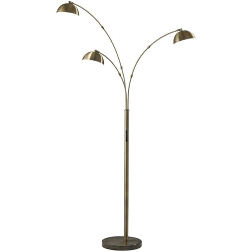 Adesso Bolton LED 3-Arm Arc Lamp w/Smart Switch