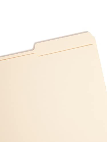 Smead Fastener File Folder, 2 Fasteners, Reinforced 1/3-Cut Tab Right Position, Legal Size, Manila, 50 per Box (19538)