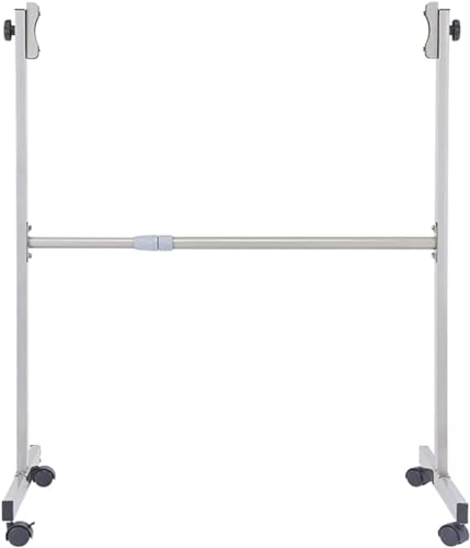 uhyOHF Rolling Whiteboard Stand Dry Erase Board Easel with Wheels,Adjustable Height Angle,Mobile Standing Stand for Office,Classroom,Home(