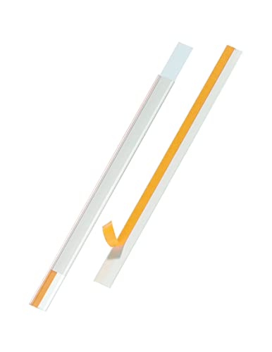 Durable 803919 SCANFIX Self-Adhesive Scannable EPOS Ticket Holder Strip 1000x40mm Pack of 25